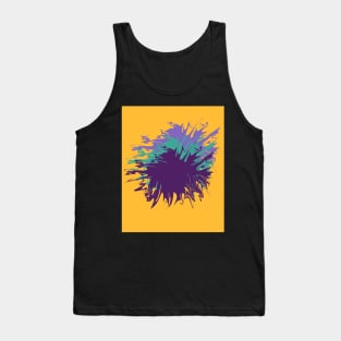 Ugly Vomit Shapes Abstract Art Pattern Mid Century Minimalism Tank Top